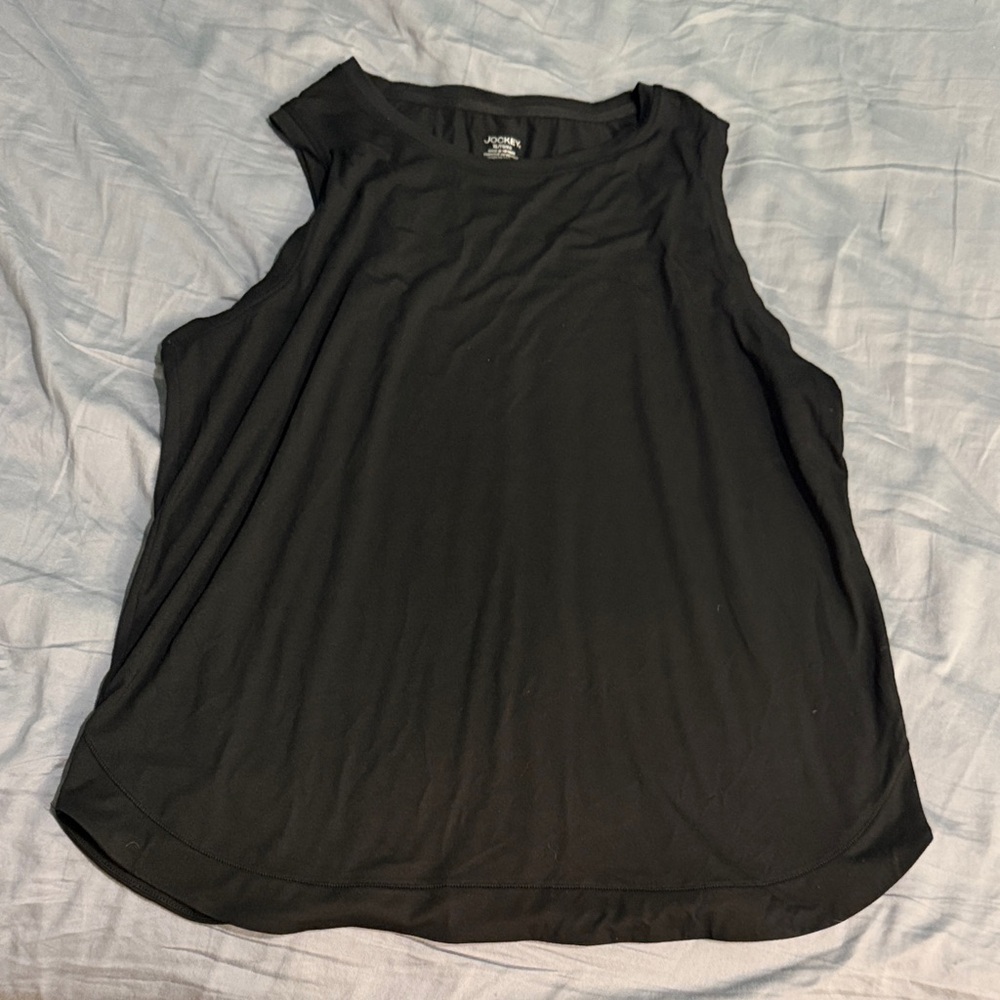 Jockey Women's Black Muscle Tee